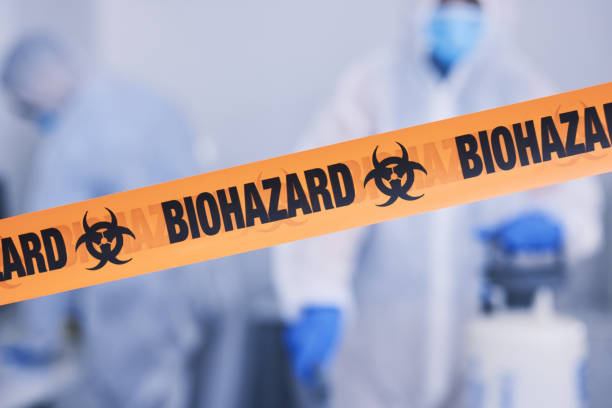 Professional Biohazard Cleanup technician working in Clinton, TN
